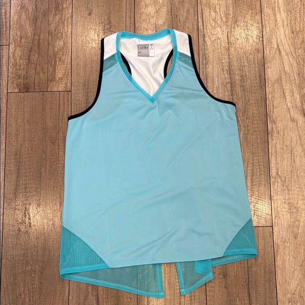 Lucky in Love Tennis Tank S